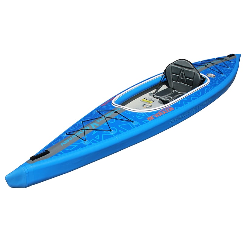 Advanced Elements Airvolution Drop Stitch Inflatable Kayak Blue Side View