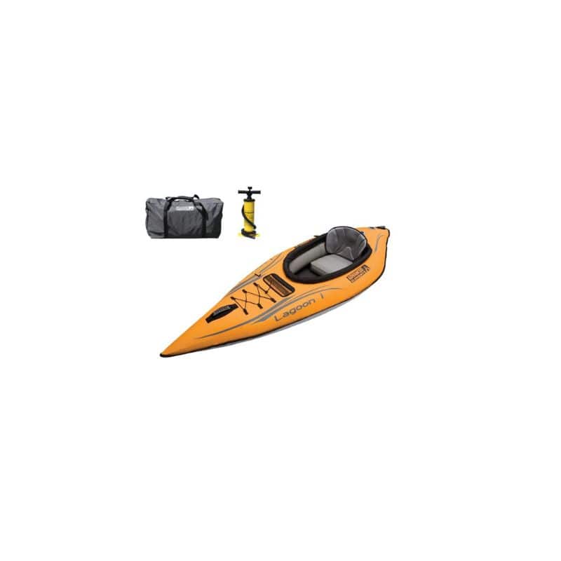 Advanced Elements Lagoon1 Recreational Inflatable Kayak with Pump