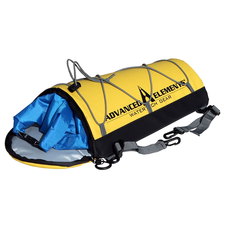 Advanced Elements Quick Draw Deck Bag Yellow Front VIew