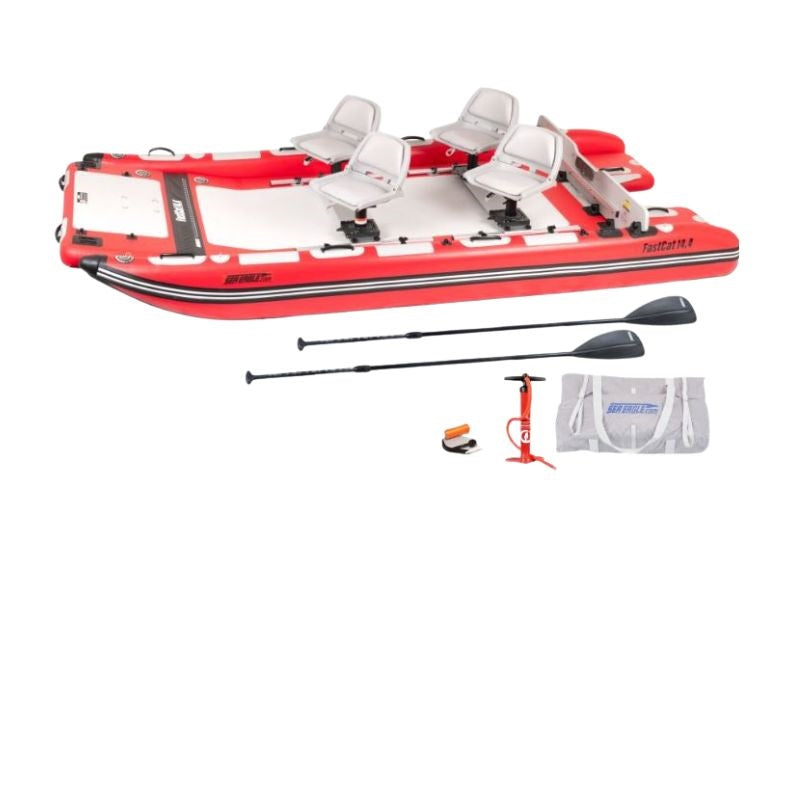 Sea Eagle FastCat14 Catamaran Inflatable Boat Package