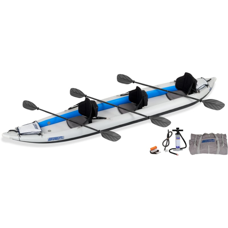 sea eagle fasttrack 465 pro 3 person inflatable kayak with pump