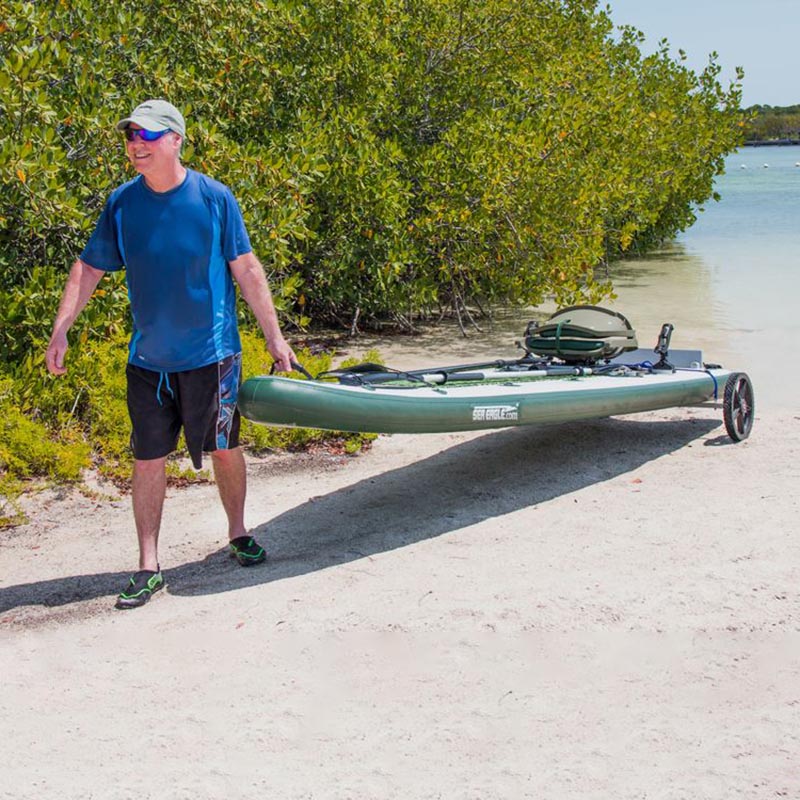 Sea Eagle EZ Cart, Small on Fish SUP