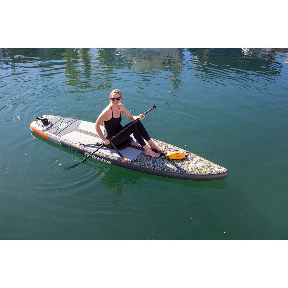 Solstice Watersports 116" Drifter Fishing Inflatable Stand-Up Paddleboard Kit