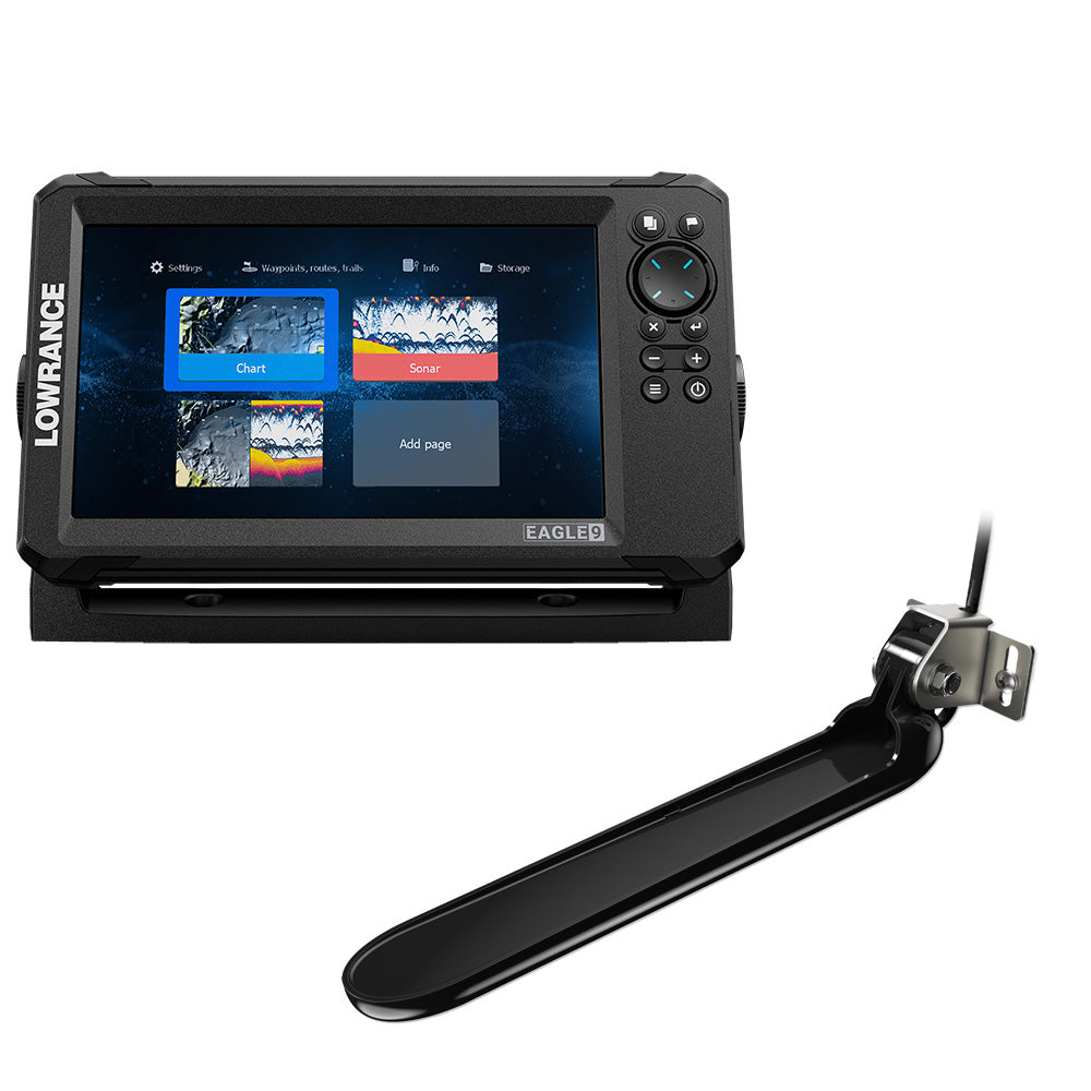 Lowrance Eagle 9 with TripleShot T/M Transducer  Discover OnBoard Chart