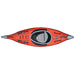 Inflatable kayak with pump