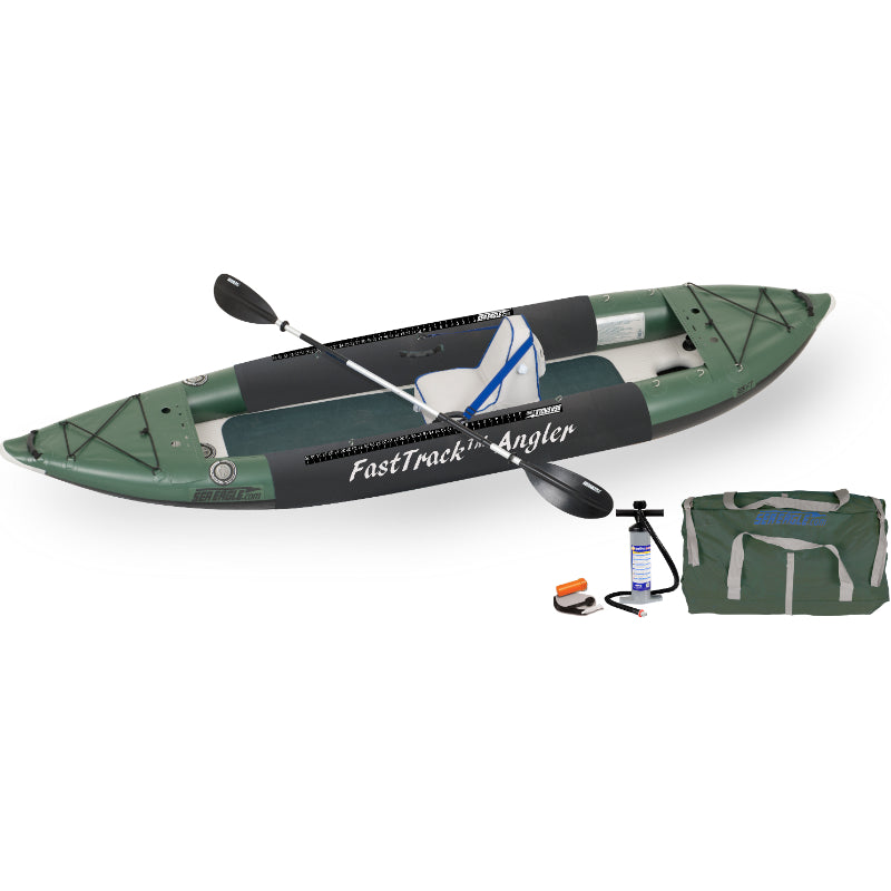 Sea Eagle 385fta FastTrack Angler Deluxe Solo Fishing Package — Can't Stop  Kayaking LLC