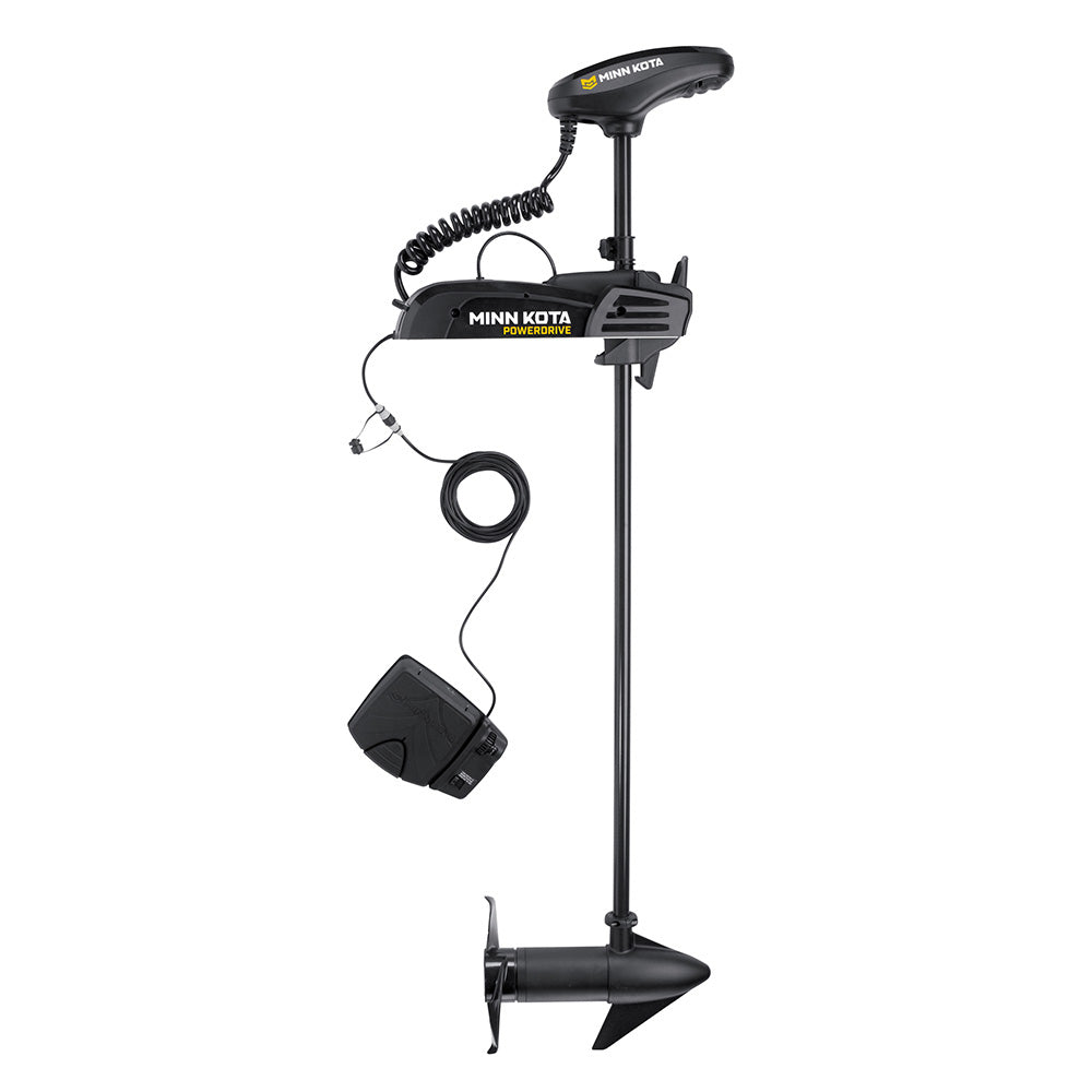 Minn Kota PowerDrive 55 Trolling Motor with Foot Pedal - Dual Spectrum CHIRP - 12V - 55LB - 54"