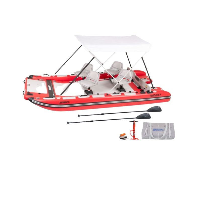 Sea Eagle FastCat14 Catamaran Inflatable Boat Package