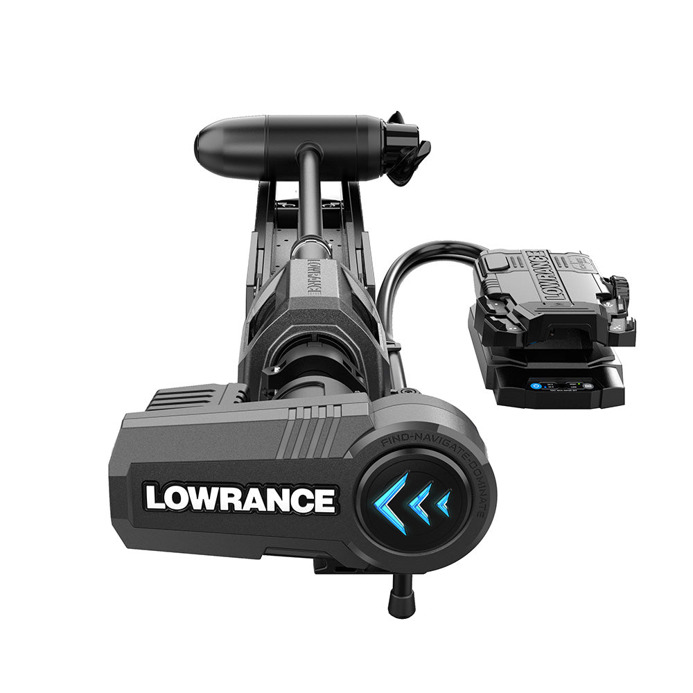 Ghost Lowrance Trolling Motor Front View Black