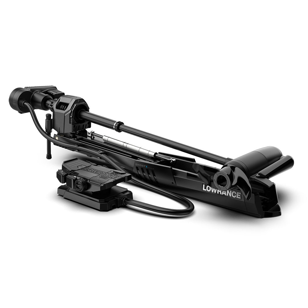 Ghost Lowrance Trolling Motor Left View Black