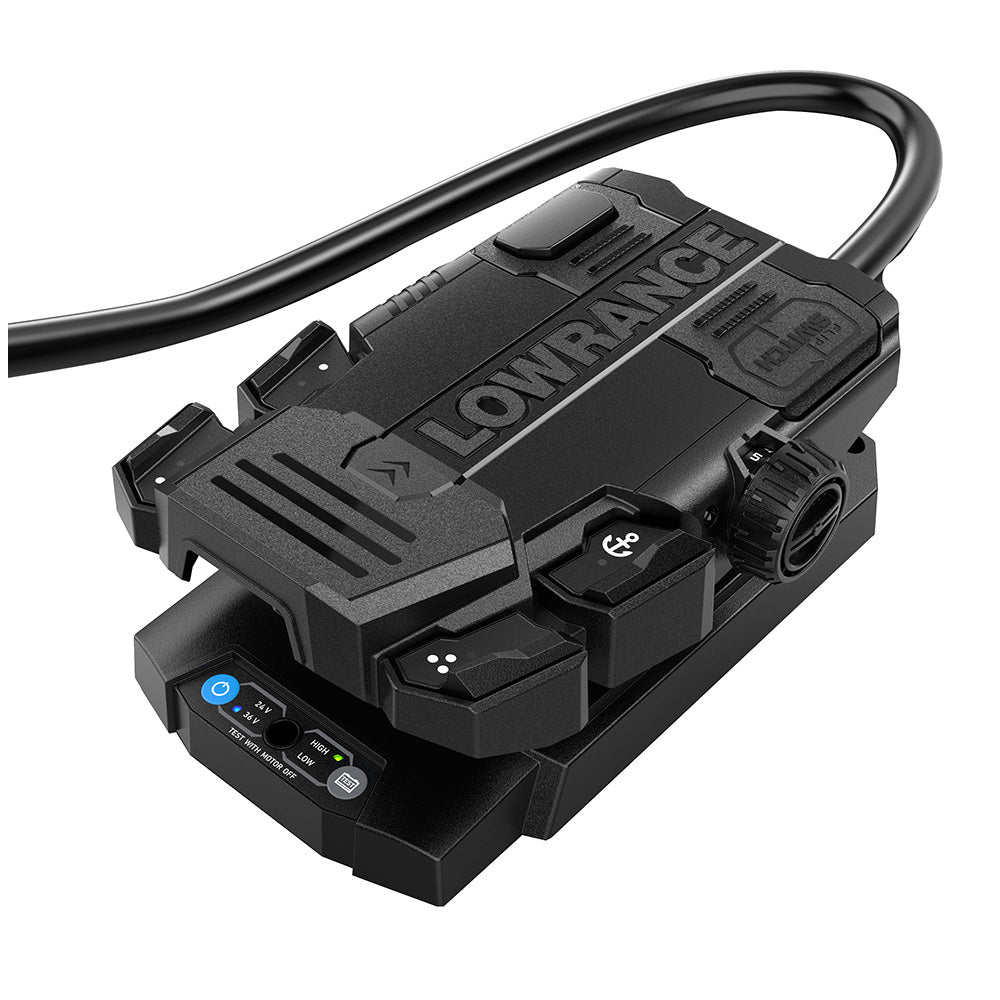 Ghost Lowrance Trolling Motor Pedal View Black