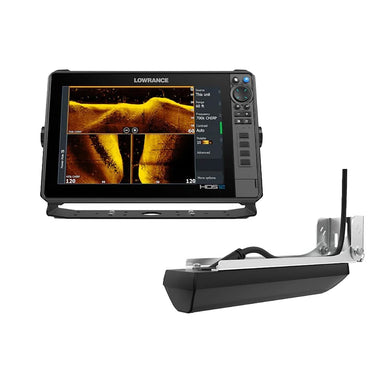 Lowrance HDS PRO 12 Front View With Transducer 