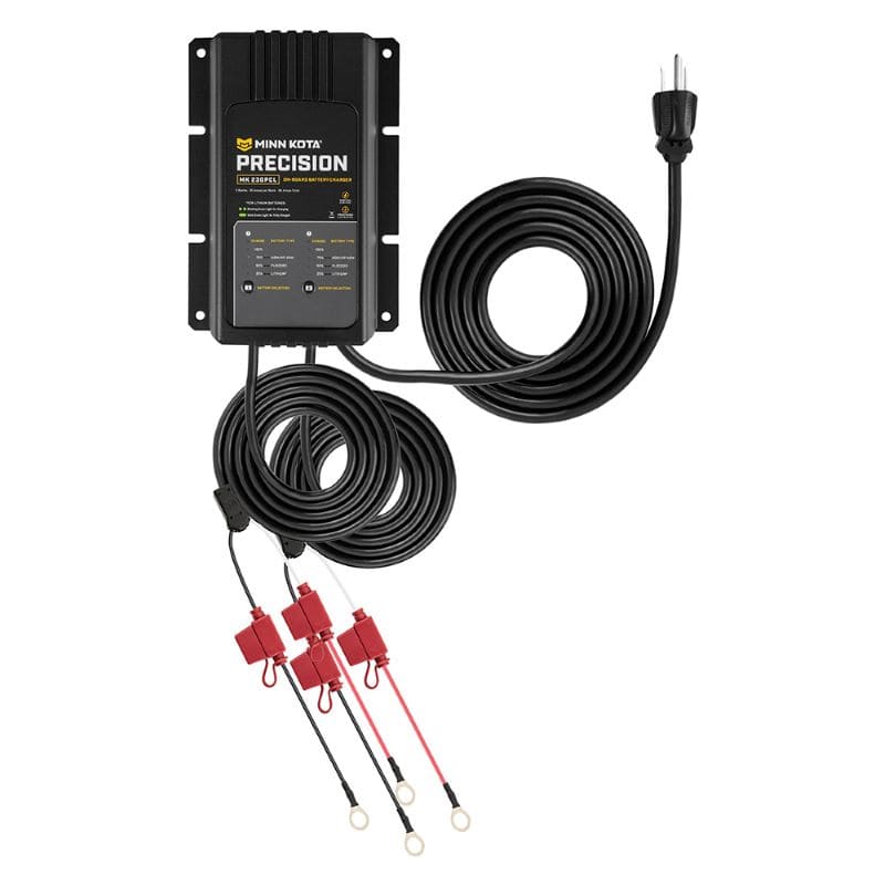 Minn Kota On-Board Precision Charger MK-230 PCL 2 Bank x 15 AMP LI Optimized Charger kit