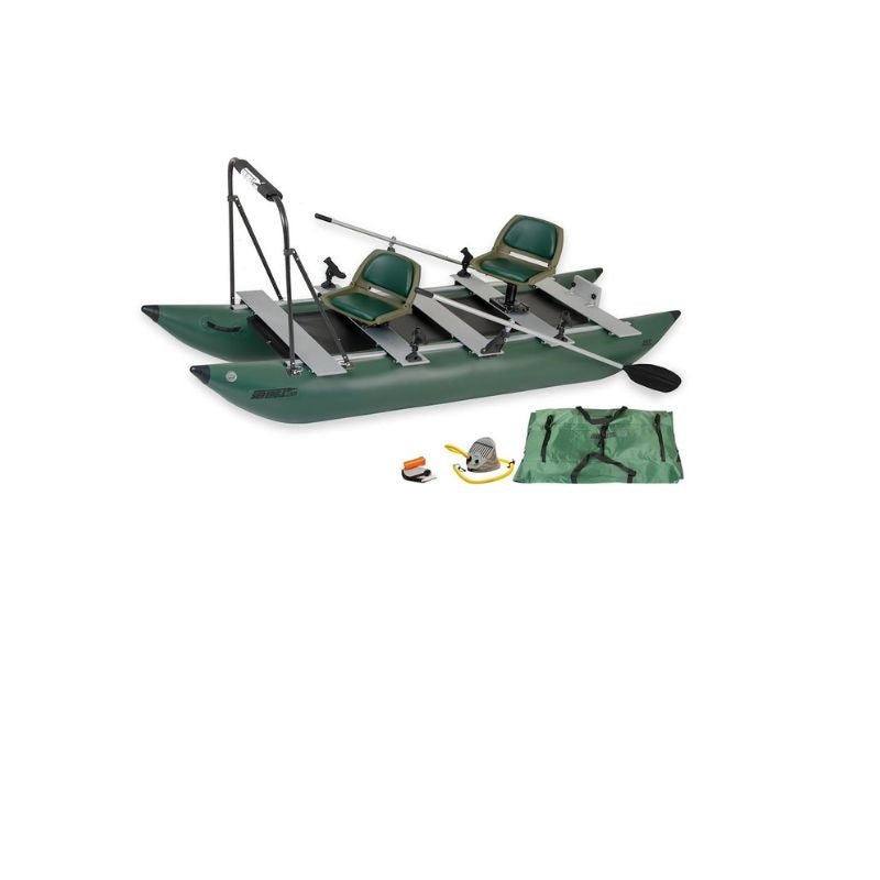 Sea Eagle 375fc FoldCat Inflatable Fishing Boat Deluxe Package