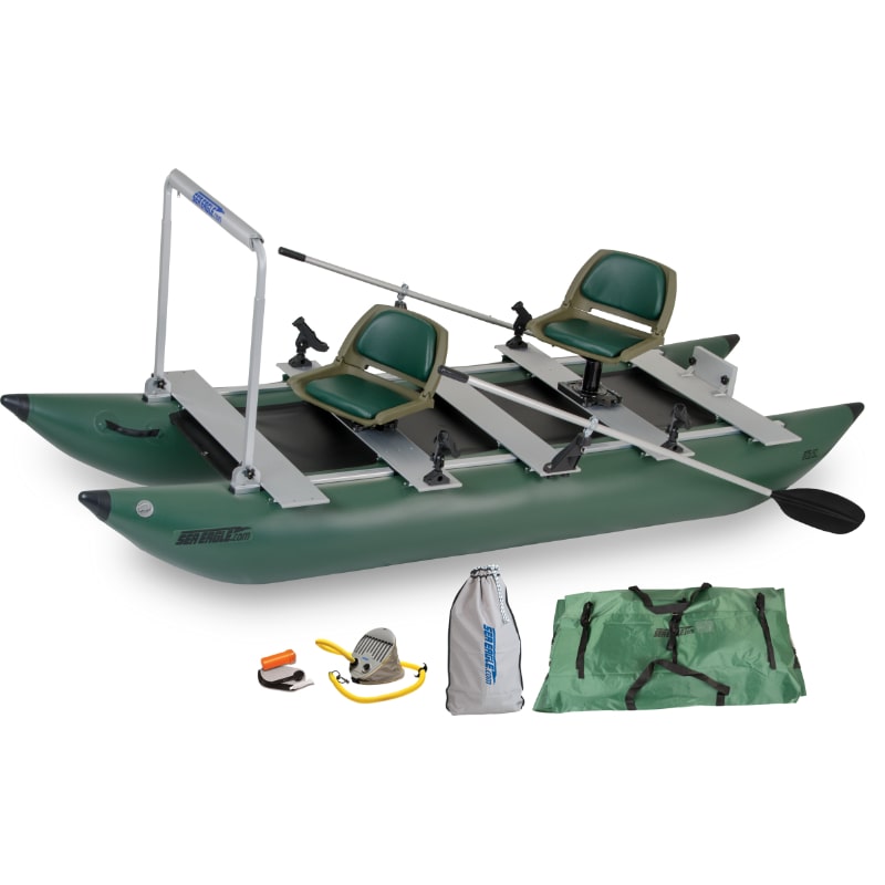 Sea Eagle 375fc FoldCat Inflatable Fishing Boat Deluxe Package