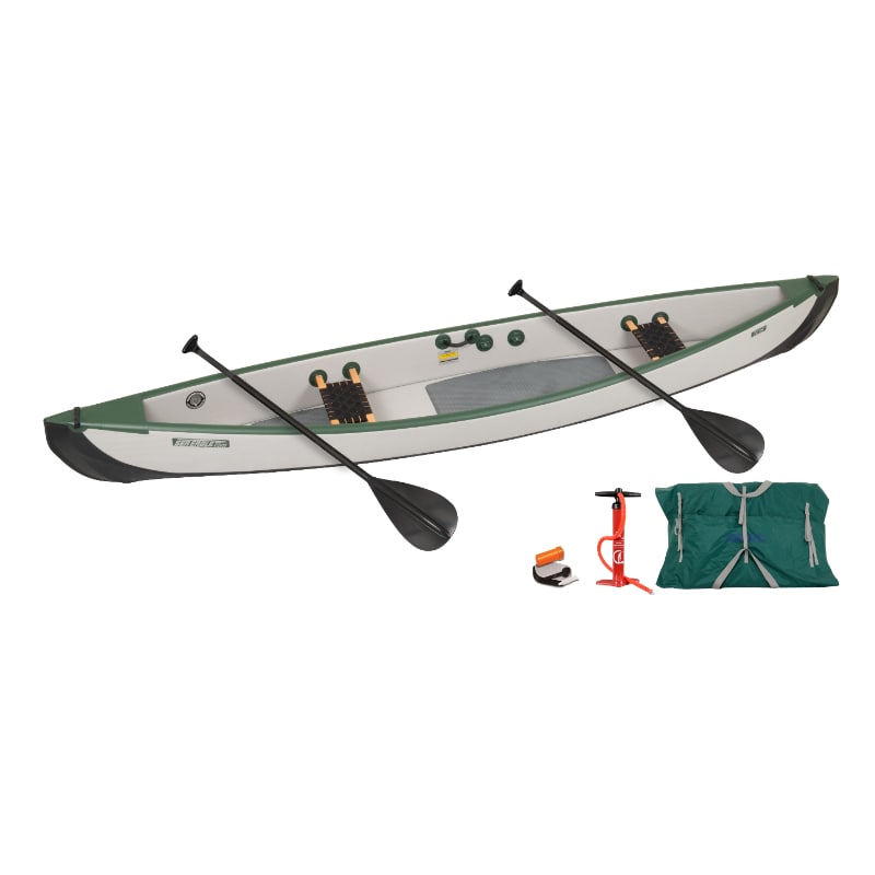 sea eagle travel canoe inflatable canoe 2 person 