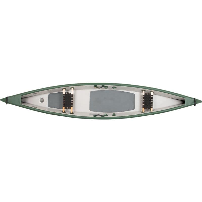 sea eagle travel canoe inflatable canoe 2 person top view